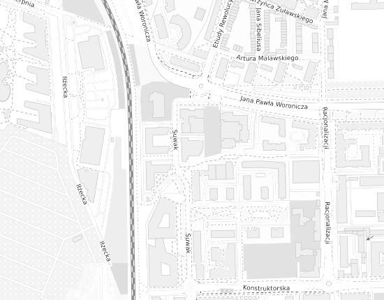Mapa z adresem organizacji