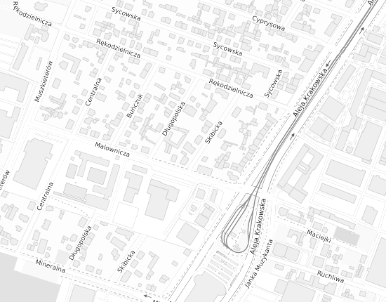 Mapa z adresem organizacji