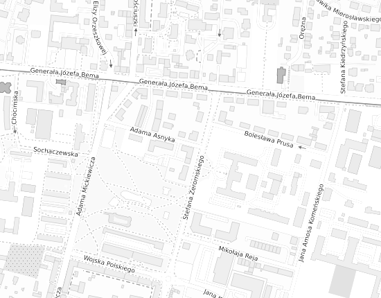 Mapa z adresem organizacji