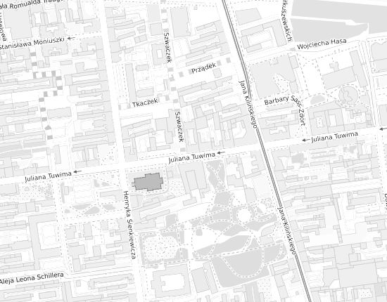 Mapa z adresem organizacji