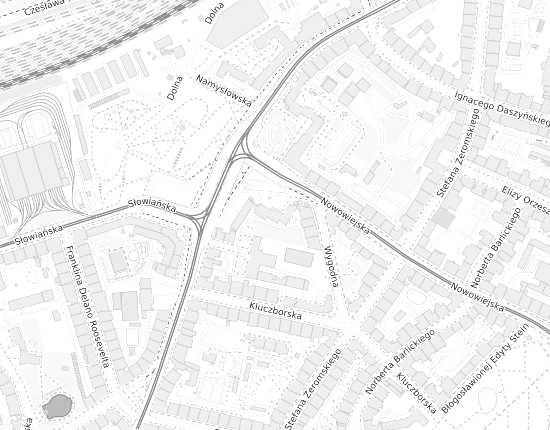 Mapa z adresem organizacji