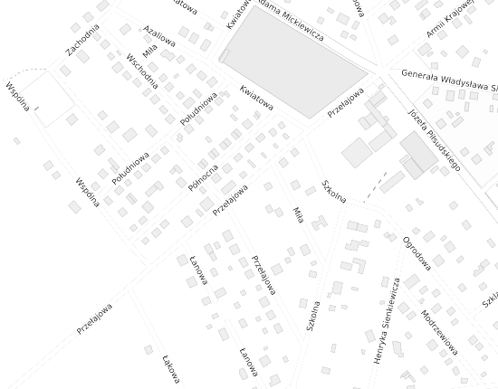 Mapa z adresem organizacji