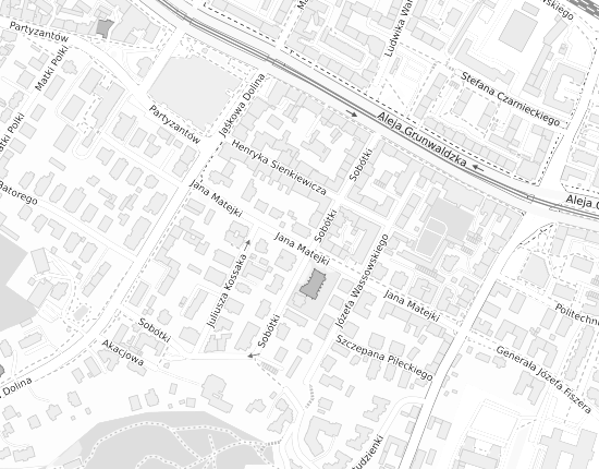 Mapa z adresem organizacji