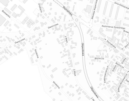 Mapa z adresem organizacji