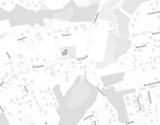 Mapa z adresem organizacji