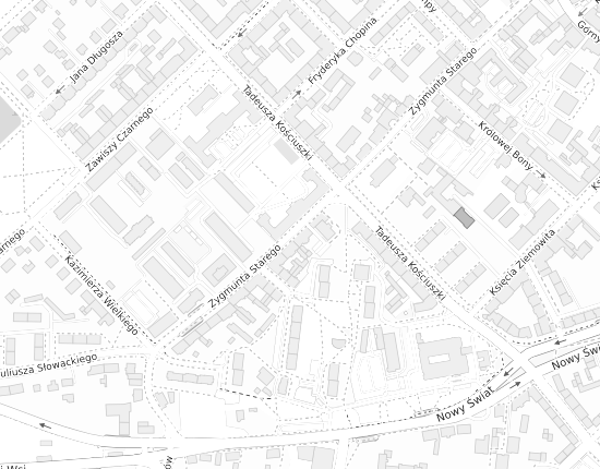 Mapa z adresem organizacji