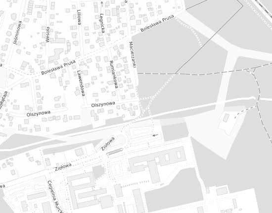 Mapa z adresem organizacji