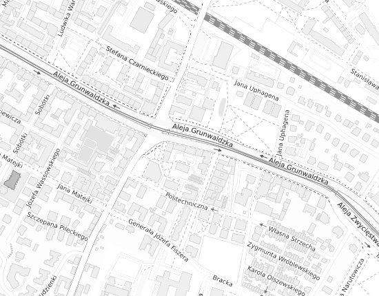 Mapa z adresem organizacji