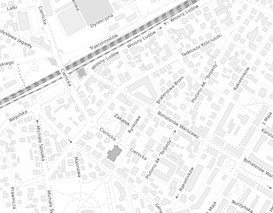 Mapa z adresem organizacji
