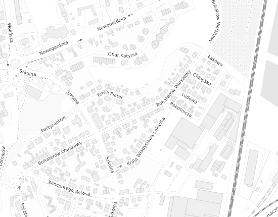 Mapa z adresem organizacji