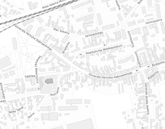 Mapa z adresem organizacji