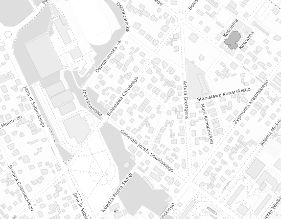 Mapa z adresem organizacji