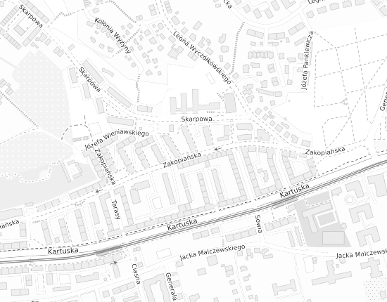 Mapa z adresem organizacji