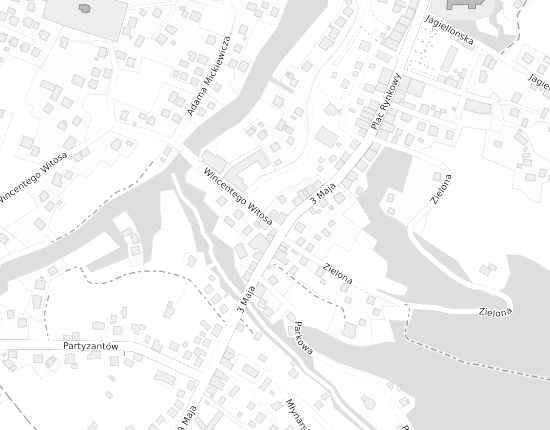 Mapa z adresem organizacji