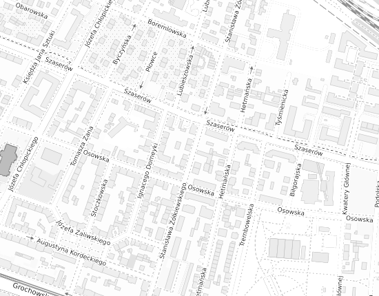 Mapa z adresem organizacji