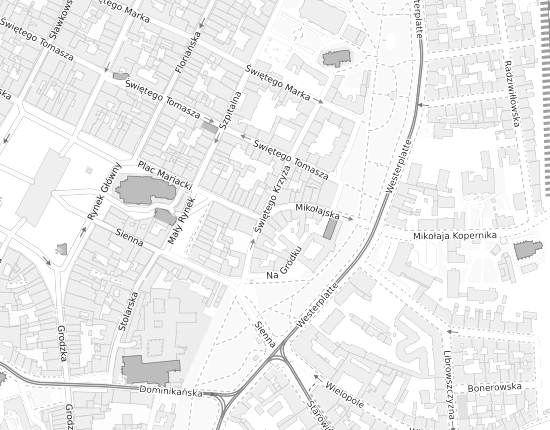 Mapa z adresem organizacji