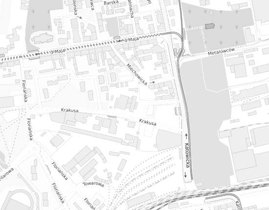 Mapa z adresem organizacji