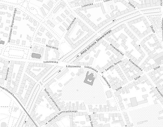 Mapa z adresem organizacji