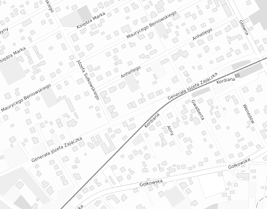 Mapa z adresem organizacji