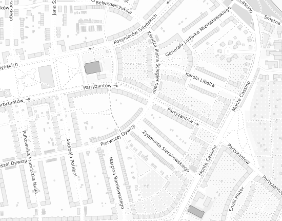 Mapa z adresem organizacji