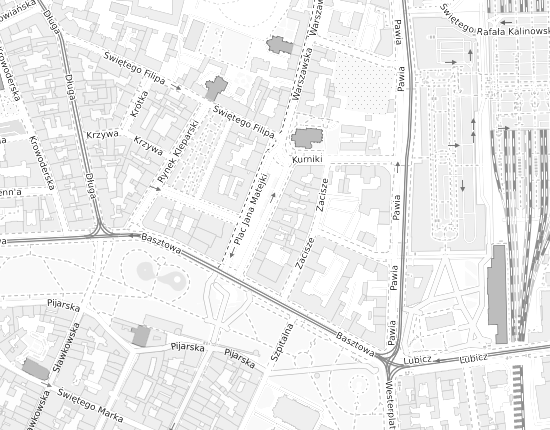 Mapa z adresem organizacji