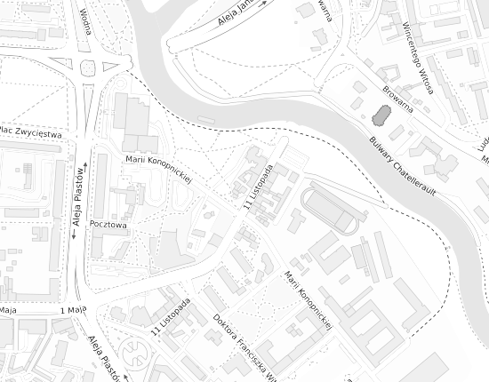 Mapa z adresem organizacji