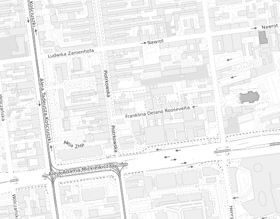 Mapa z adresem organizacji