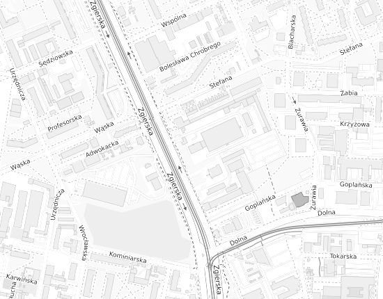Mapa z adresem organizacji