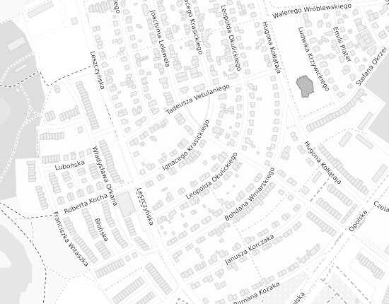 Mapa z adresem organizacji