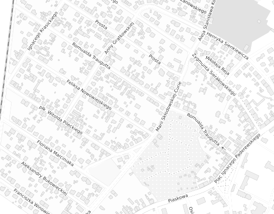Mapa z adresem organizacji