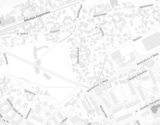 Mapa z adresem organizacji