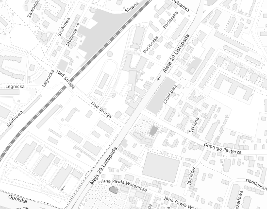 Mapa z adresem organizacji