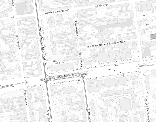 Mapa z adresem organizacji