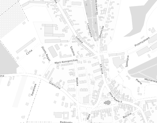 Mapa z adresem organizacji