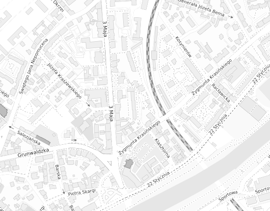 Mapa z adresem organizacji