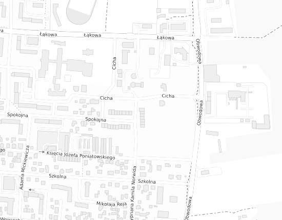 Mapa z adresem organizacji