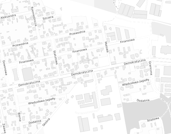 Mapa z adresem organizacji