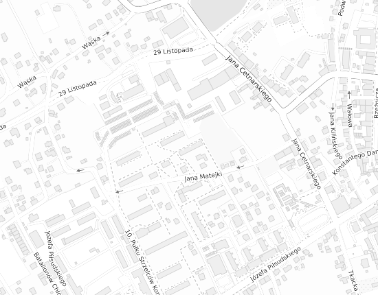 Mapa z adresem organizacji