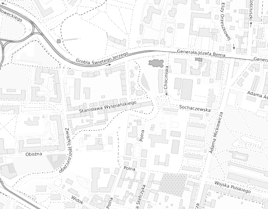 Mapa z adresem organizacji