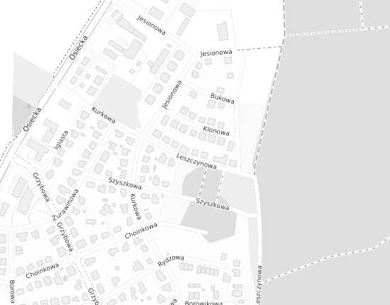 Mapa z adresem organizacji