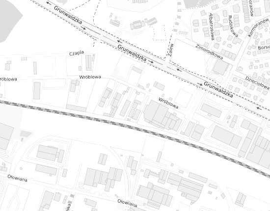 Mapa z adresem organizacji