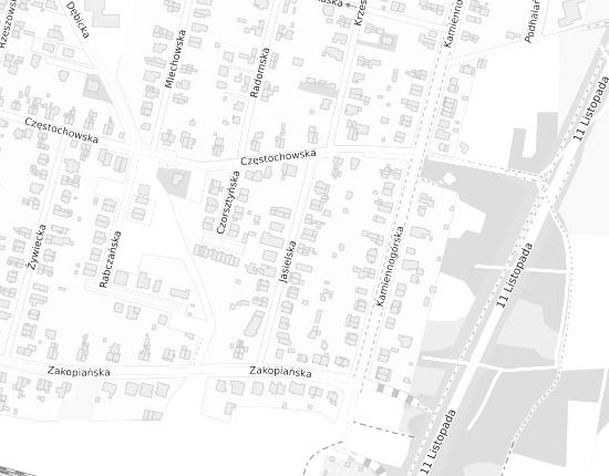 Mapa z adresem organizacji