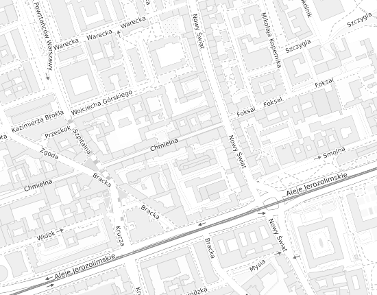 Mapa z adresem organizacji
