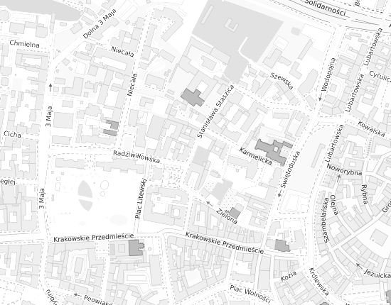 Mapa z adresem organizacji