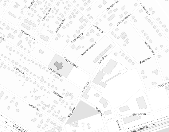 Mapa z adresem organizacji