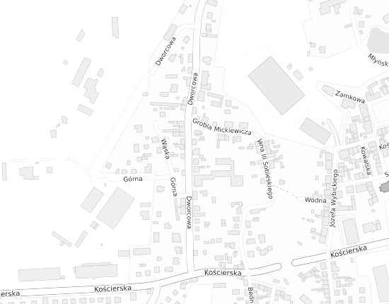 Mapa z adresem organizacji
