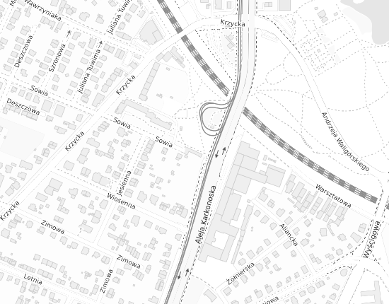 Mapa z adresem organizacji