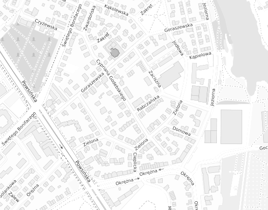 Mapa z adresem organizacji
