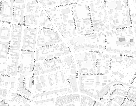 Mapa z adresem organizacji