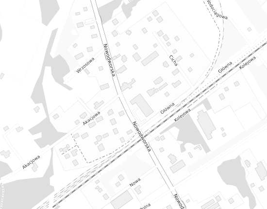 Mapa z adresem organizacji